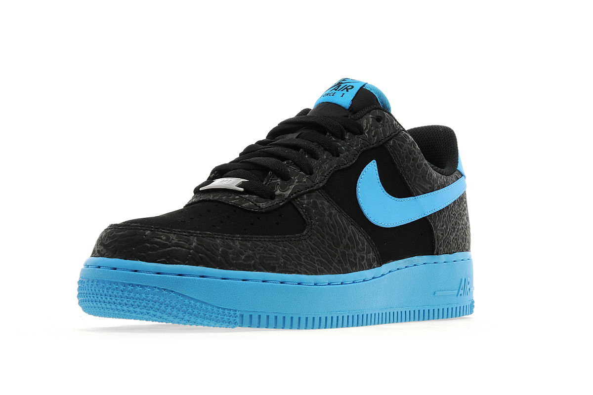 nike air force 1 black turquoise blue 