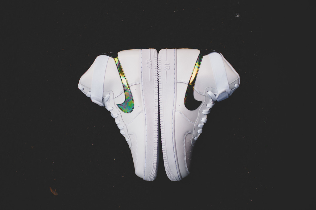 white high top air force ones