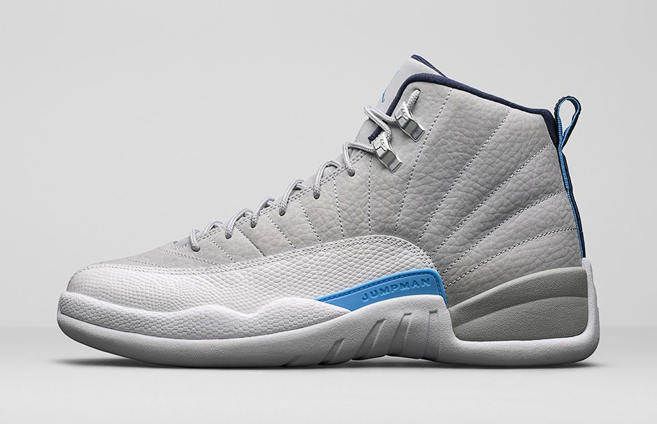gray and white jordan 12 release date