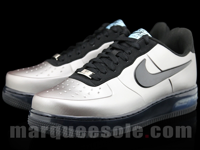 silver air force 1 foamposite