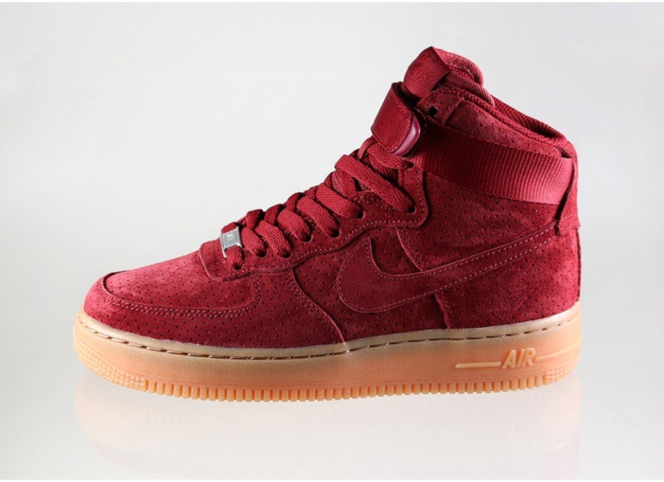 red nike air force high tops