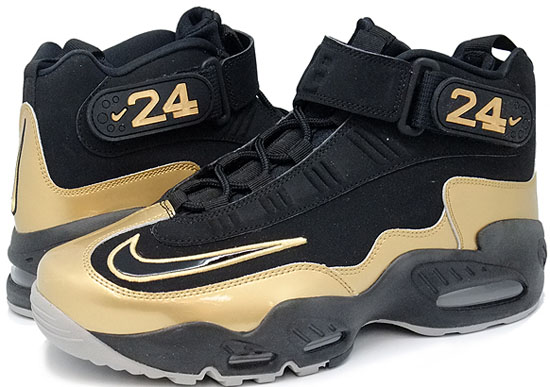 nike air griffey max 1 gold and black