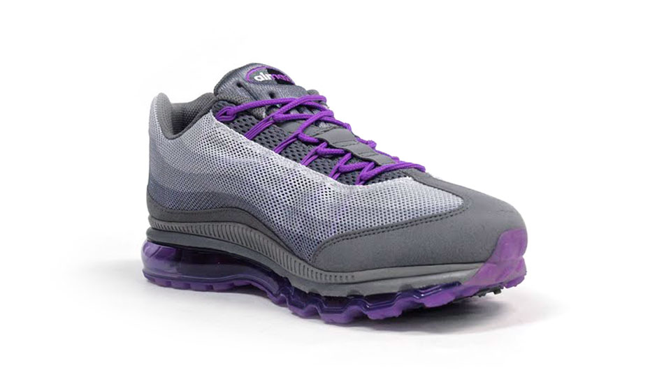 Nike Womens Air Max 95 Dynamic Flywire - Grey/Purple