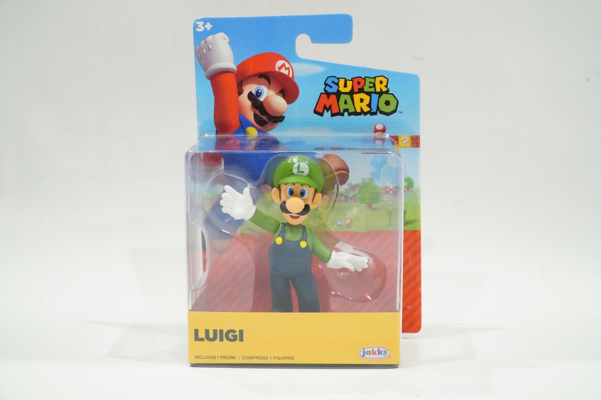 WORLD OF NINTENDO LUIGI FIGURE 2.5~SUPER MARIO JAKKS PACIFIC BRAND NEW ...